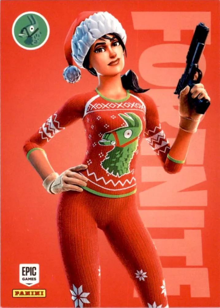 PJ Patroller Panini Fortnite trading card front