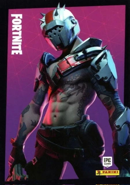 X-Lord (Scavenger Crimson) Panini Fortnite trading card front