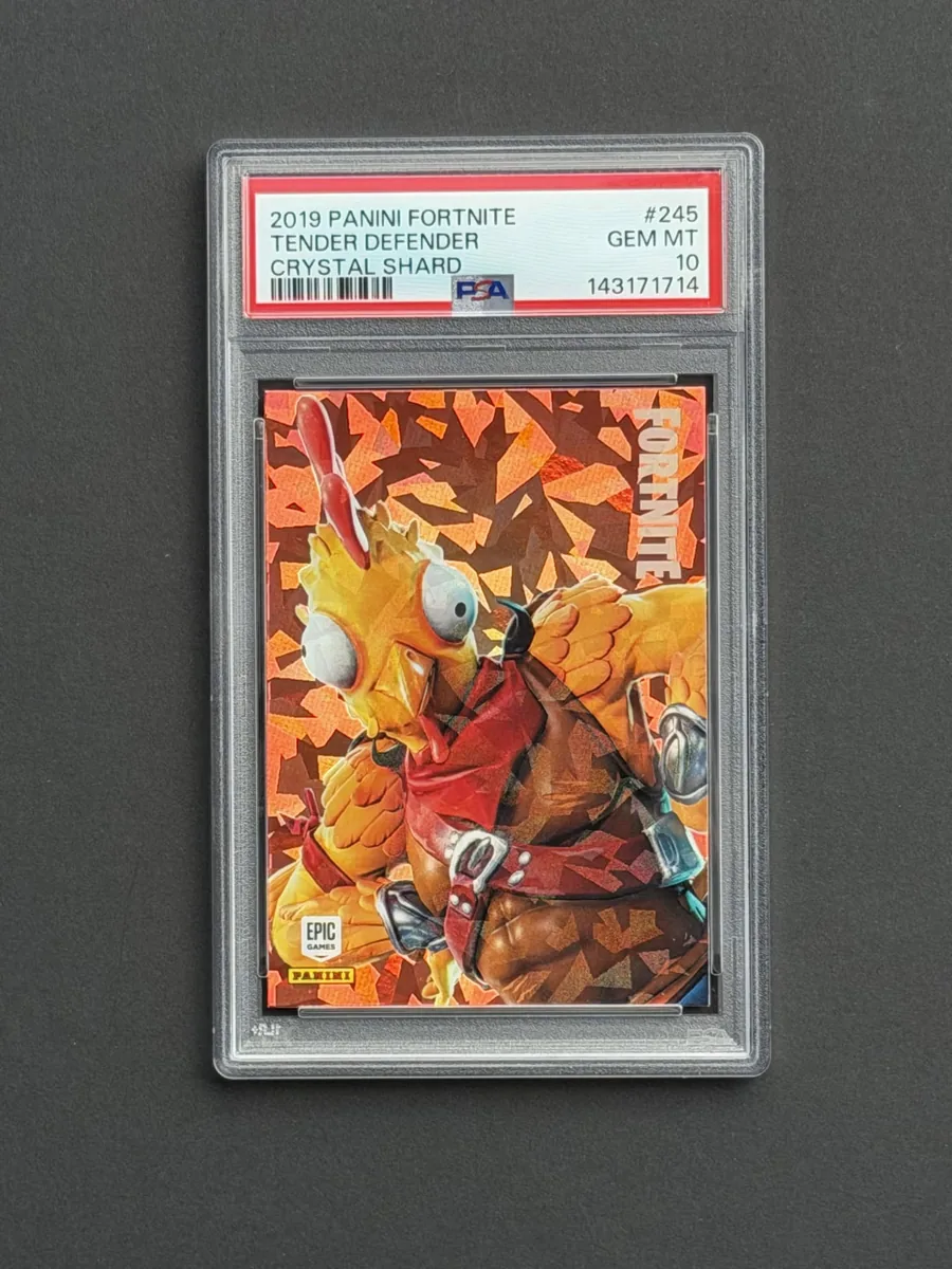 2019 Panini Fortnite Series 1 Tender Defender #245 Crystal Shard PSA 10