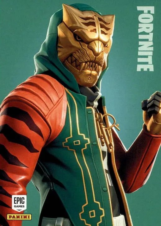 Master Key Panini Fortnite trading card