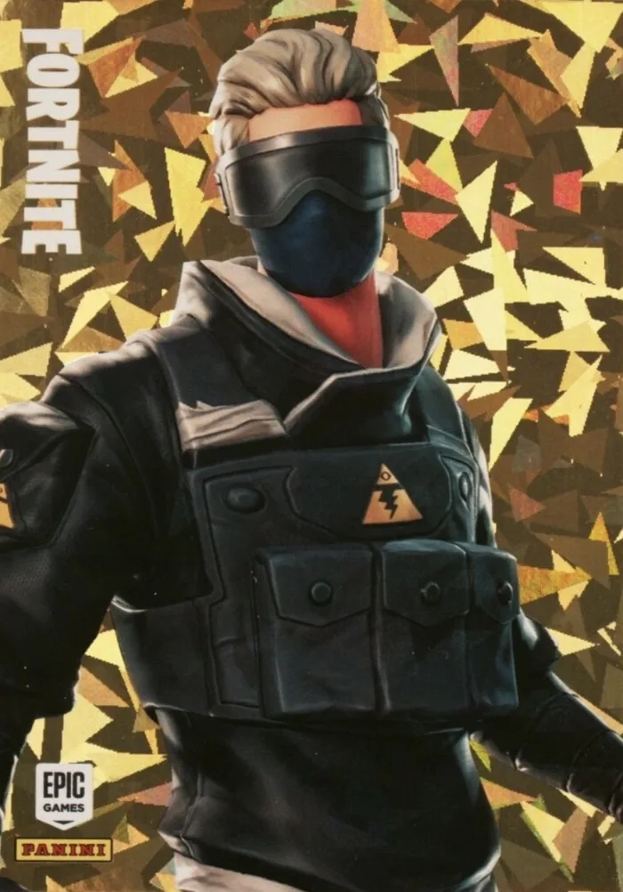 Verge Panini Fortnite trading card front