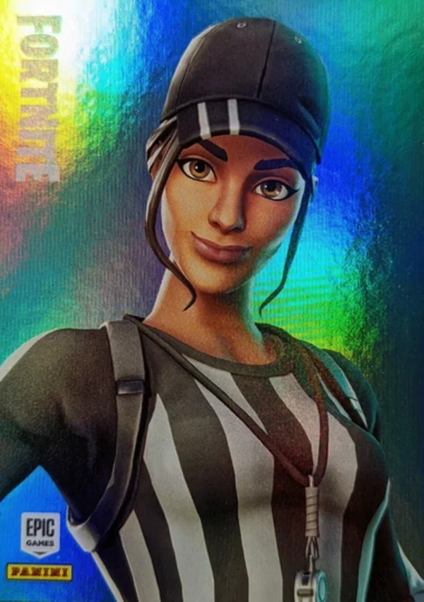 Whistle Warrior Panini Fortnite trading card front