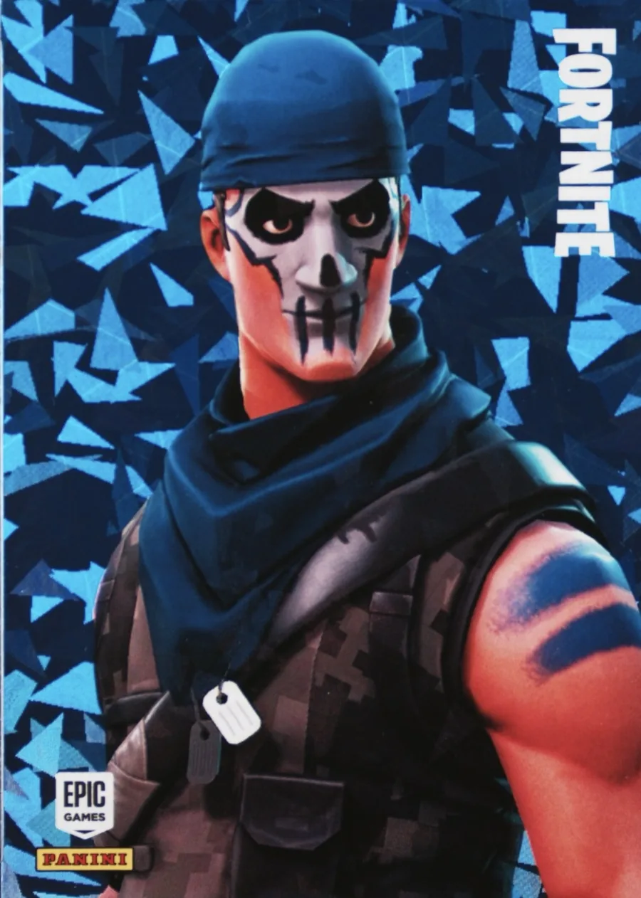 Warpaint Panini Fortnite trading card front