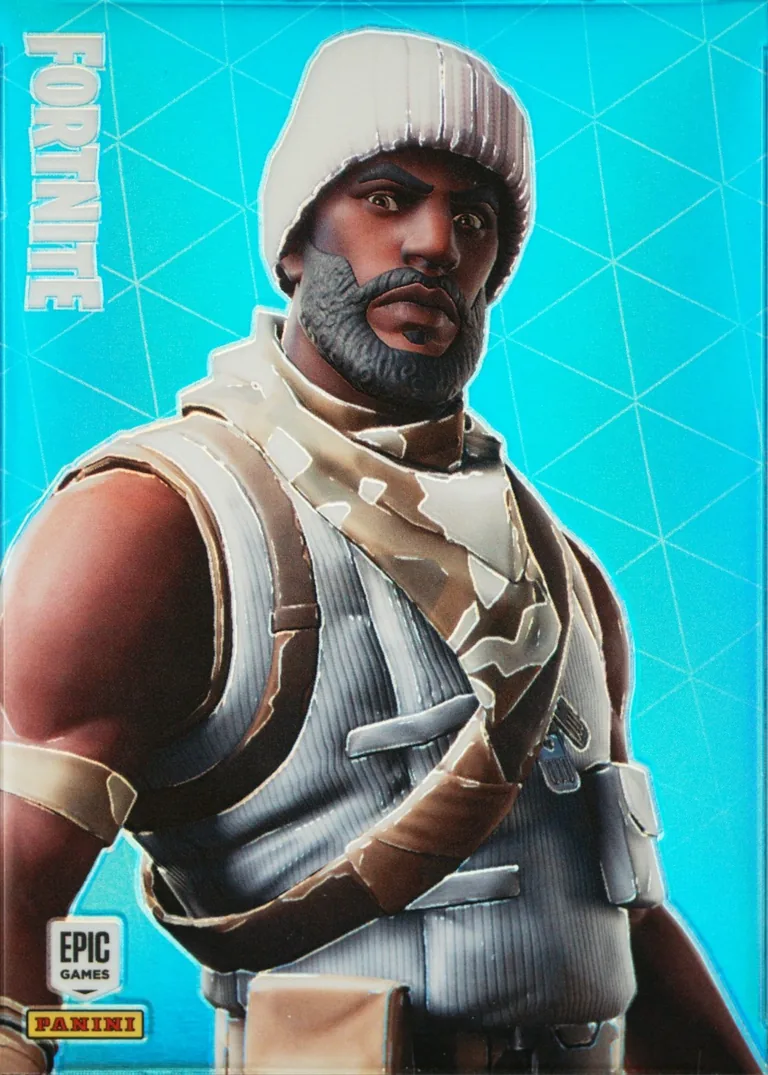 Relay Panini Fortnite trading card front