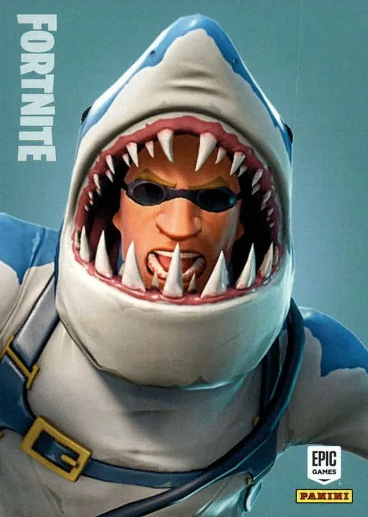 Chomp Sr. Panini Fortnite trading card