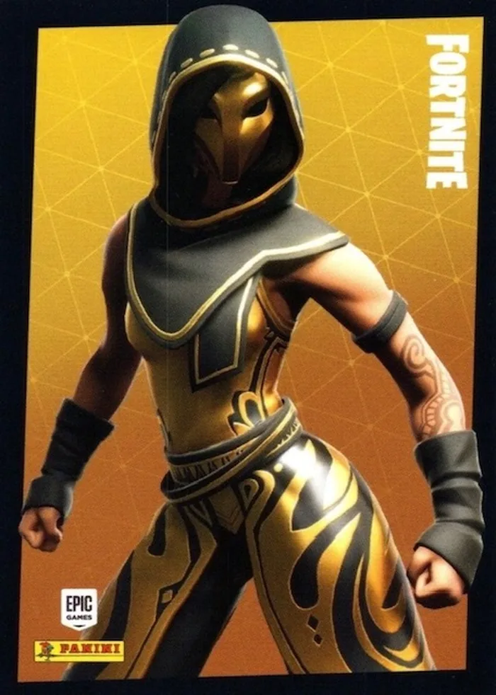 Sandstorm Panini Fortnite trading card front