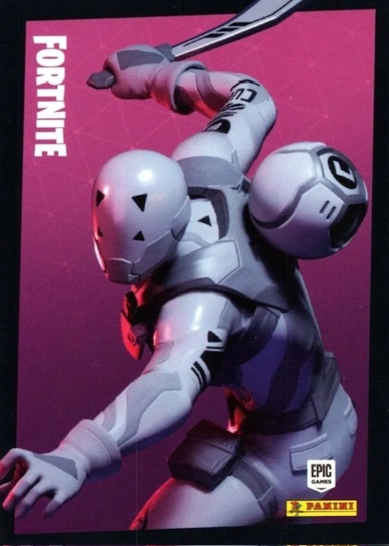 Scratch Panini Fortnite trading card front