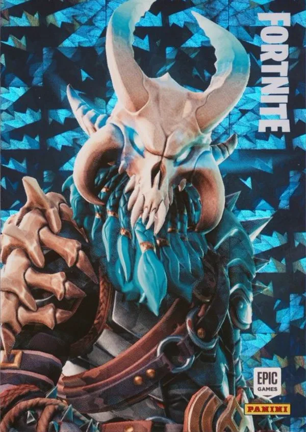 Ragnarok Panini Fortnite trading card front