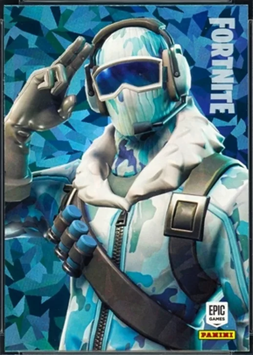 2019 Panini Fortnite Series 1 Frostbite USA Crystal Shard card