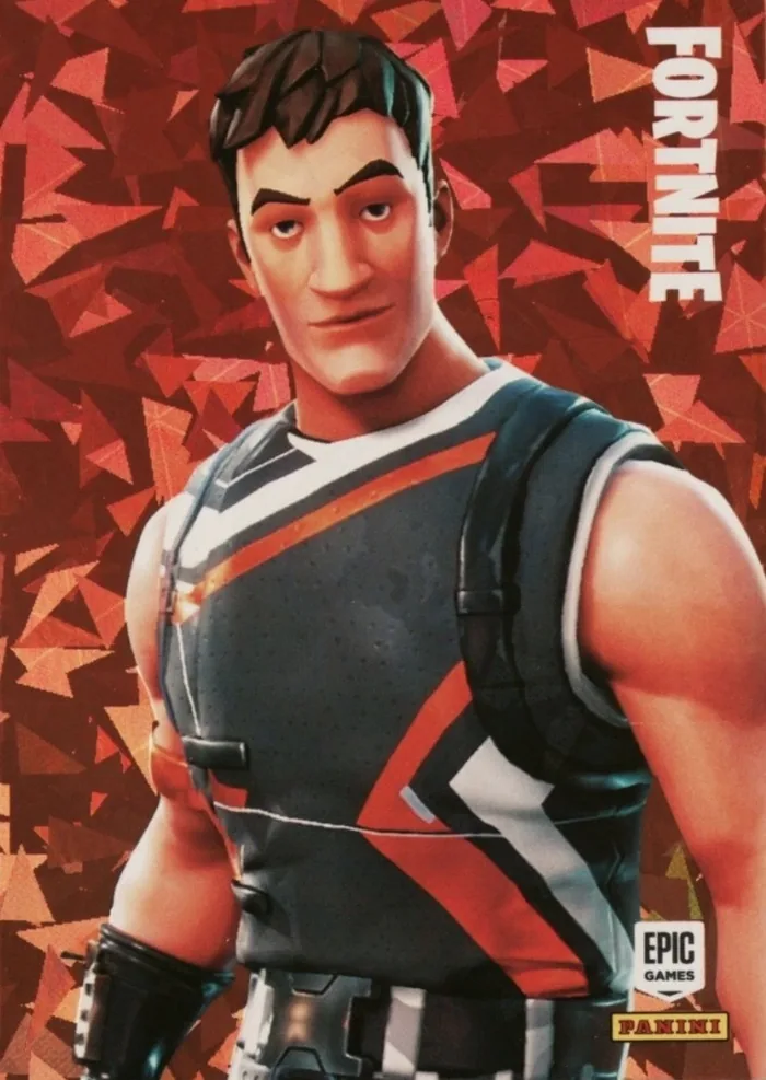 Devastator Panini Fortnite trading card front