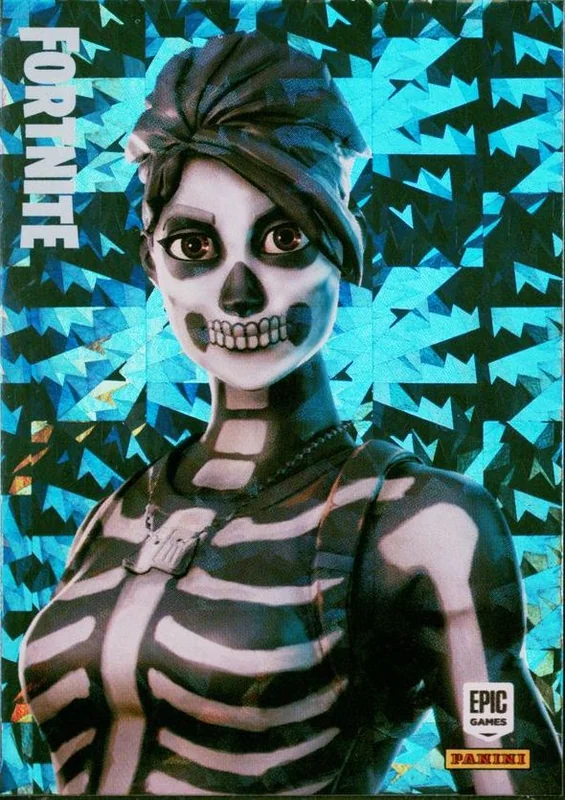 Skull Ranger Panini Fortnite trading card front