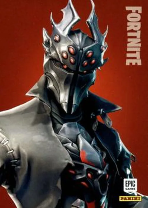 Spider Knight Panini Fortnite trading card