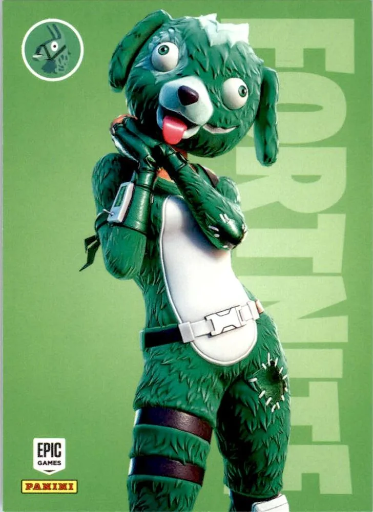 Clover Team Leader Panini Fortnite trading card front