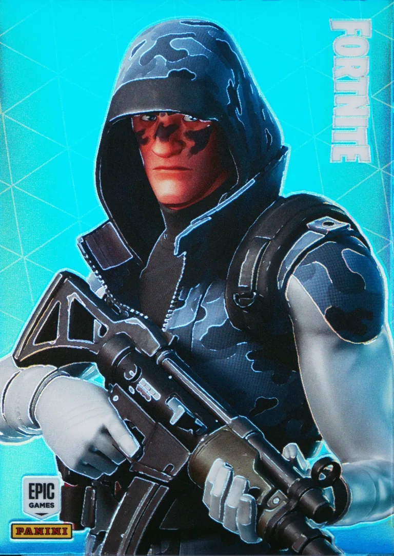 Arctic Intel Panini Fortnite trading card front