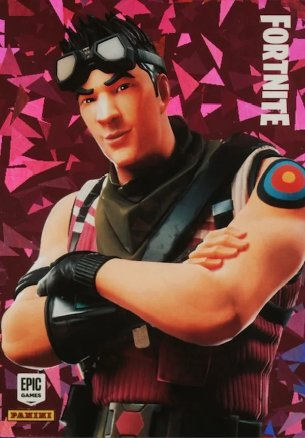 Sureshot Panini Fortnite trading card front