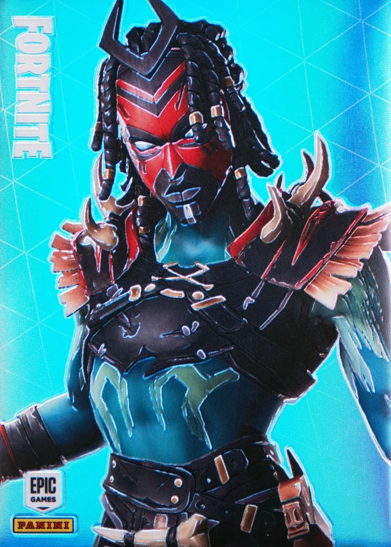 Shaman Panini Fortnite trading card front