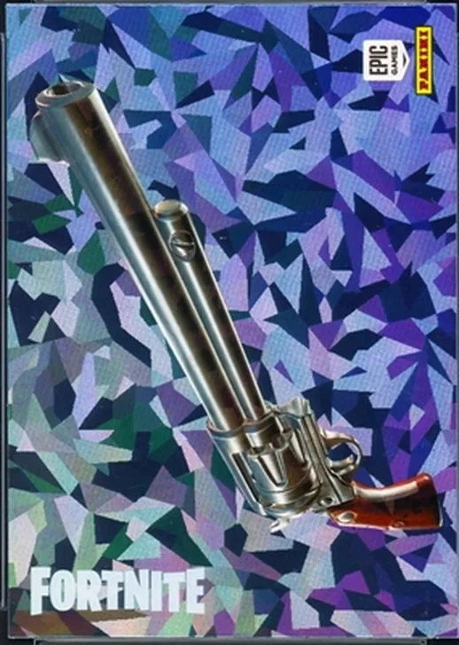 Six Shooter Panini Fortnite trading card front
