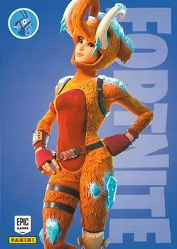 Wooly Warrior Panini Fortnite trading card front