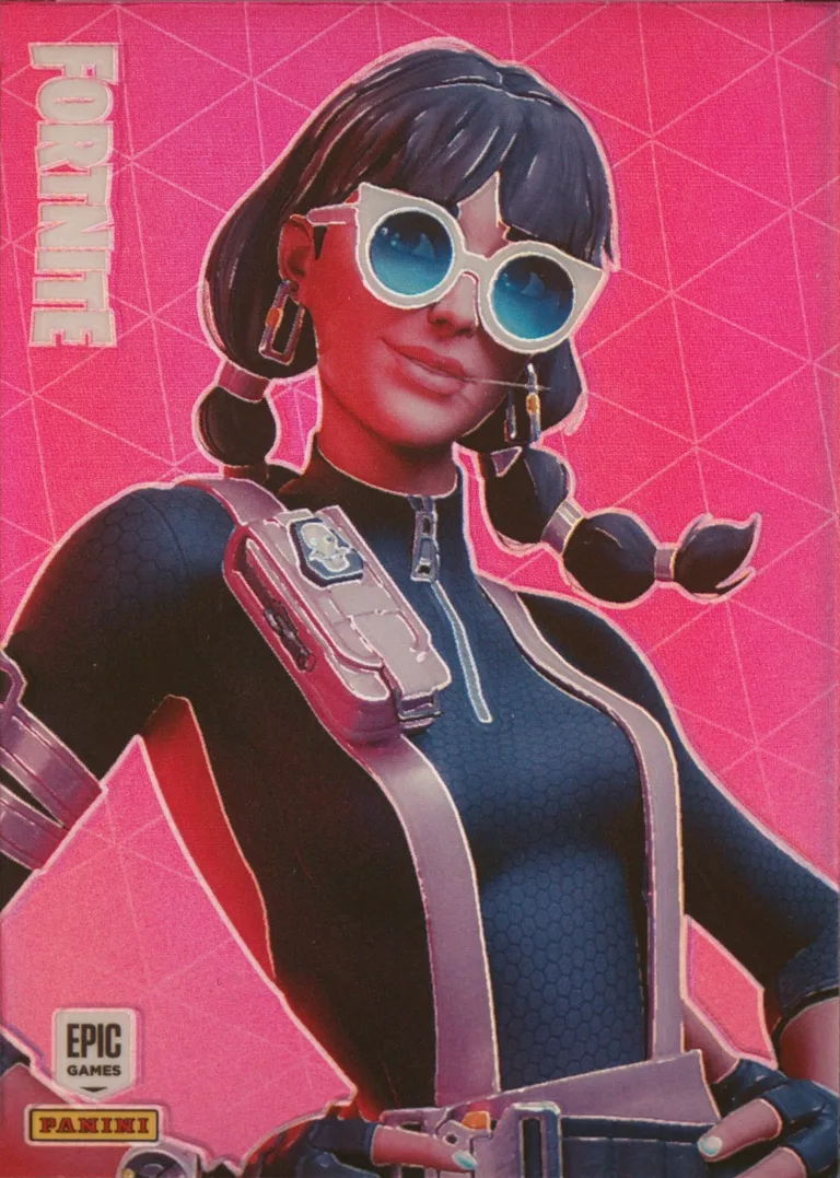Chic Panini Fortnite trading card front