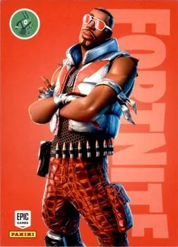 Wild Gunner Panini Fortnite trading card front