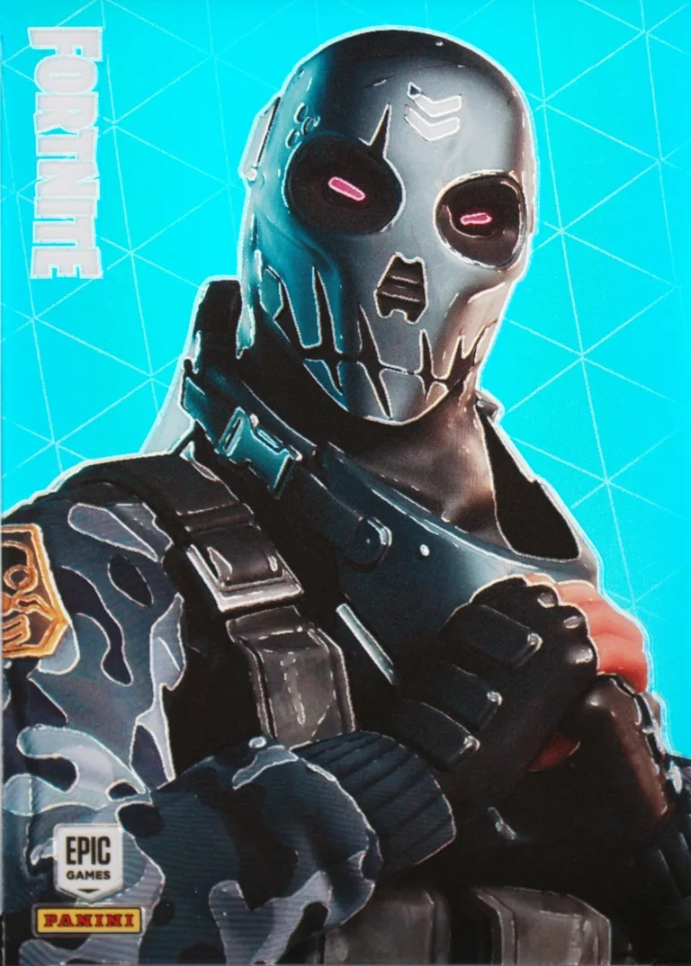 Metal Mouth Panini Fortnite trading card front