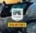 Second close-up of the transparent Epic Games logo in Panini pre-sale imagery
