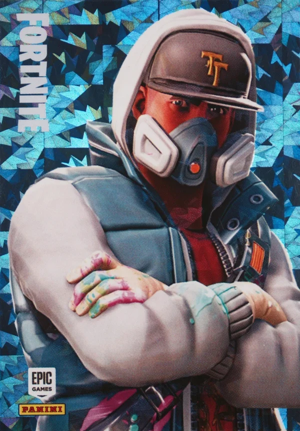Abstrakt Panini Fortnite trading card front