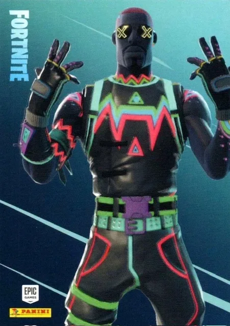 Liteshow Panini Fortnite trading card front
