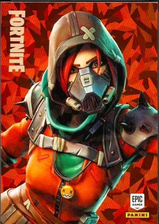 Mayhem Panini Fortnite trading card front