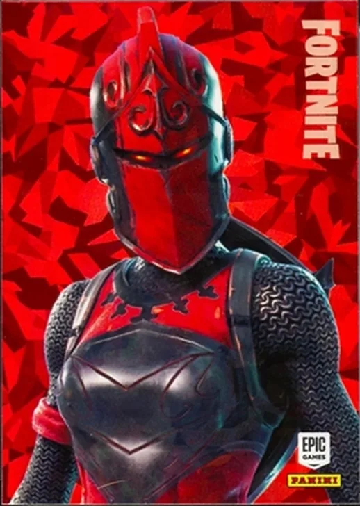 2019 Panini Fortnite Series 1 Red Knight USA Crystal Shard card