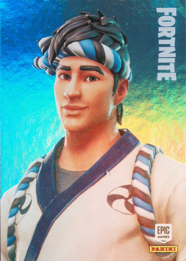 Sushi Master Panini Fortnite trading card front