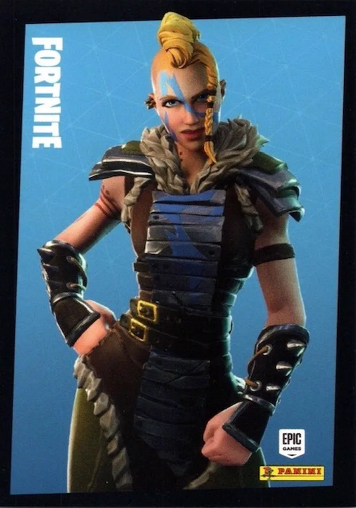 Huntress Panini Fortnite trading card front