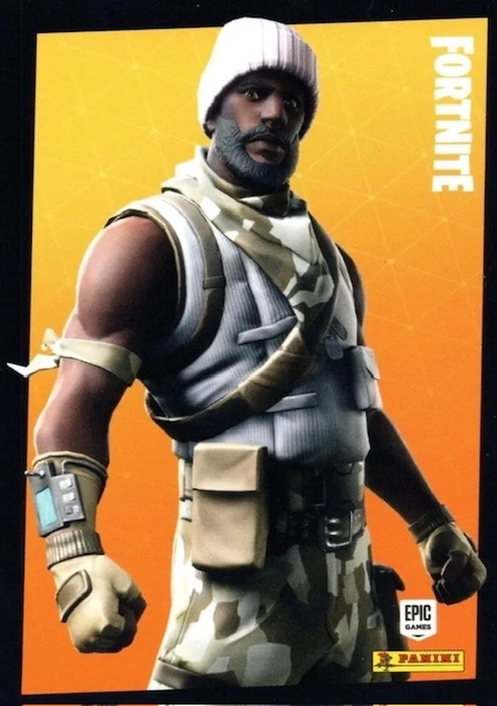 Relay Panini Fortnite trading card front
