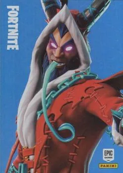 Krampus Panini Fortnite trading card