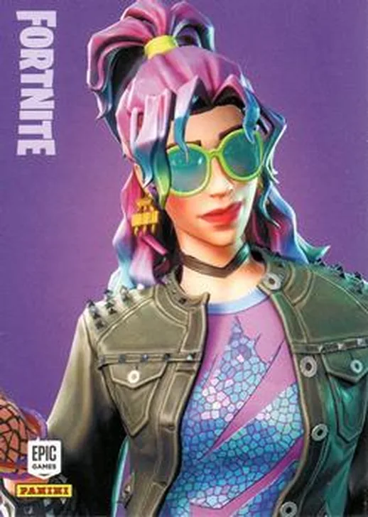 Synth Star Panini Fortnite trading card
