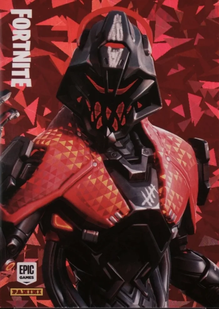 Oppressor Panini Fortnite trading card front