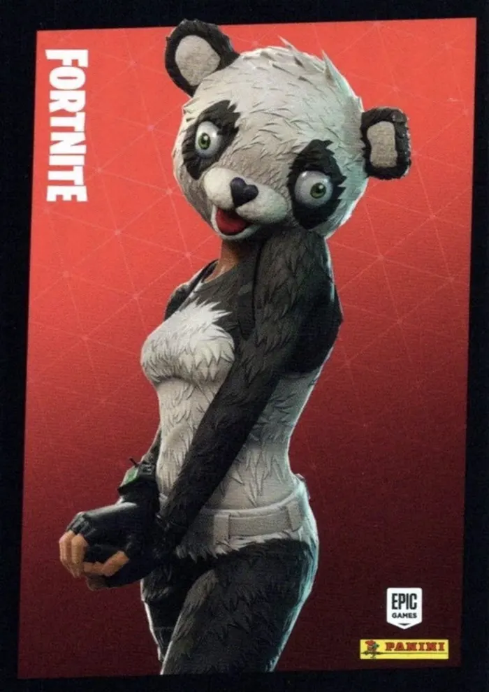 P.A.N.D.A. Team Leader Panini Fortnite trading card front