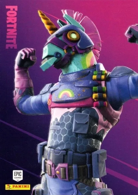 Bash Panini Fortnite trading card front