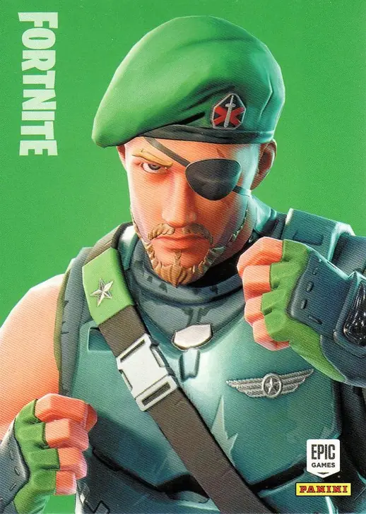 Garrison Panini Fortnite trading card
