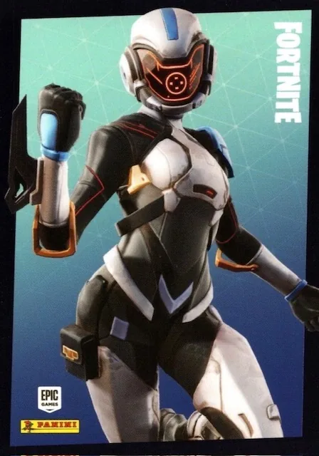 The Paradigm (White) Panini Fortnite trading card front