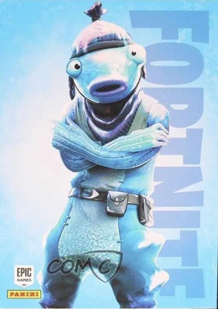 Frozen Fishstick Panini Fortnite trading card front