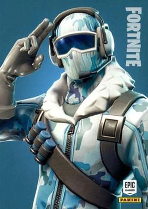 Frostbite Panini Fortnite trading card