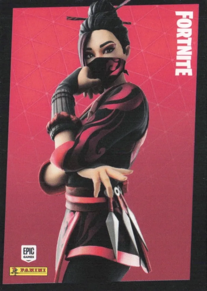 Red Jade Panini Fortnite trading card front