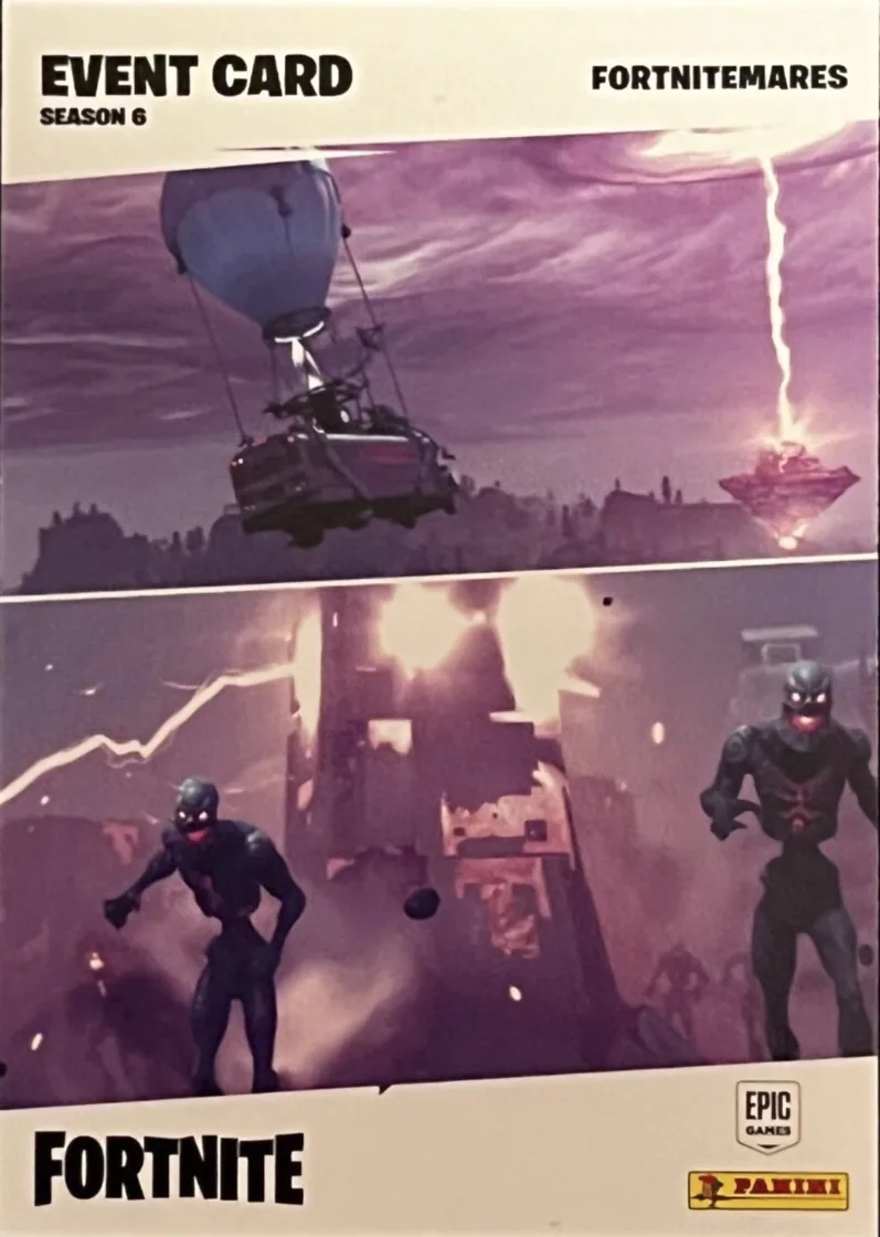 Fortnitemares Panini Fortnite trading card front