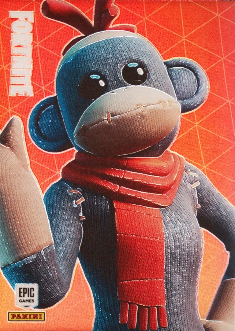Monks Panini Fortnite trading card front