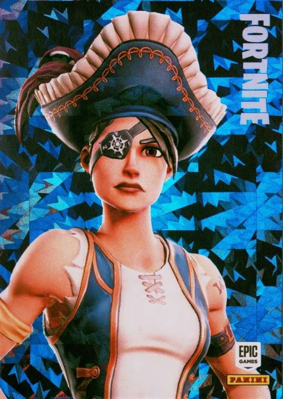 Buccaneer Panini Fortnite trading card front