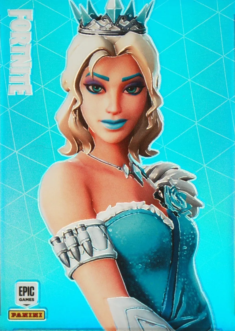 Glimmer Panini Fortnite trading card front