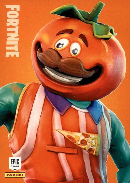 Tomatohead Panini Fortnite trading card