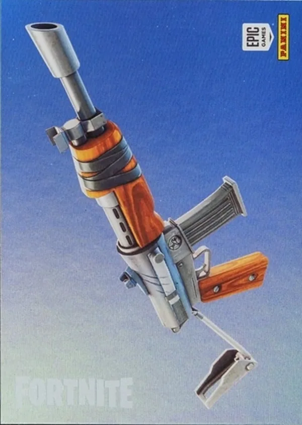 Burst Assault Rifle Panini Fortnite trading card front