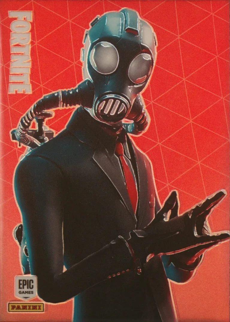Chaos Agent Panini Fortnite trading card front